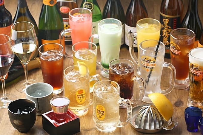 【飲み会・宴会におすすめ!】生ビール含む90分飲み放題のみ(お料理無し)