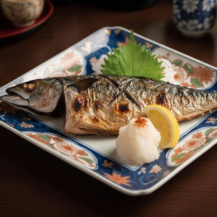店舗ページ掲載の魚道のサバ焼きの写真